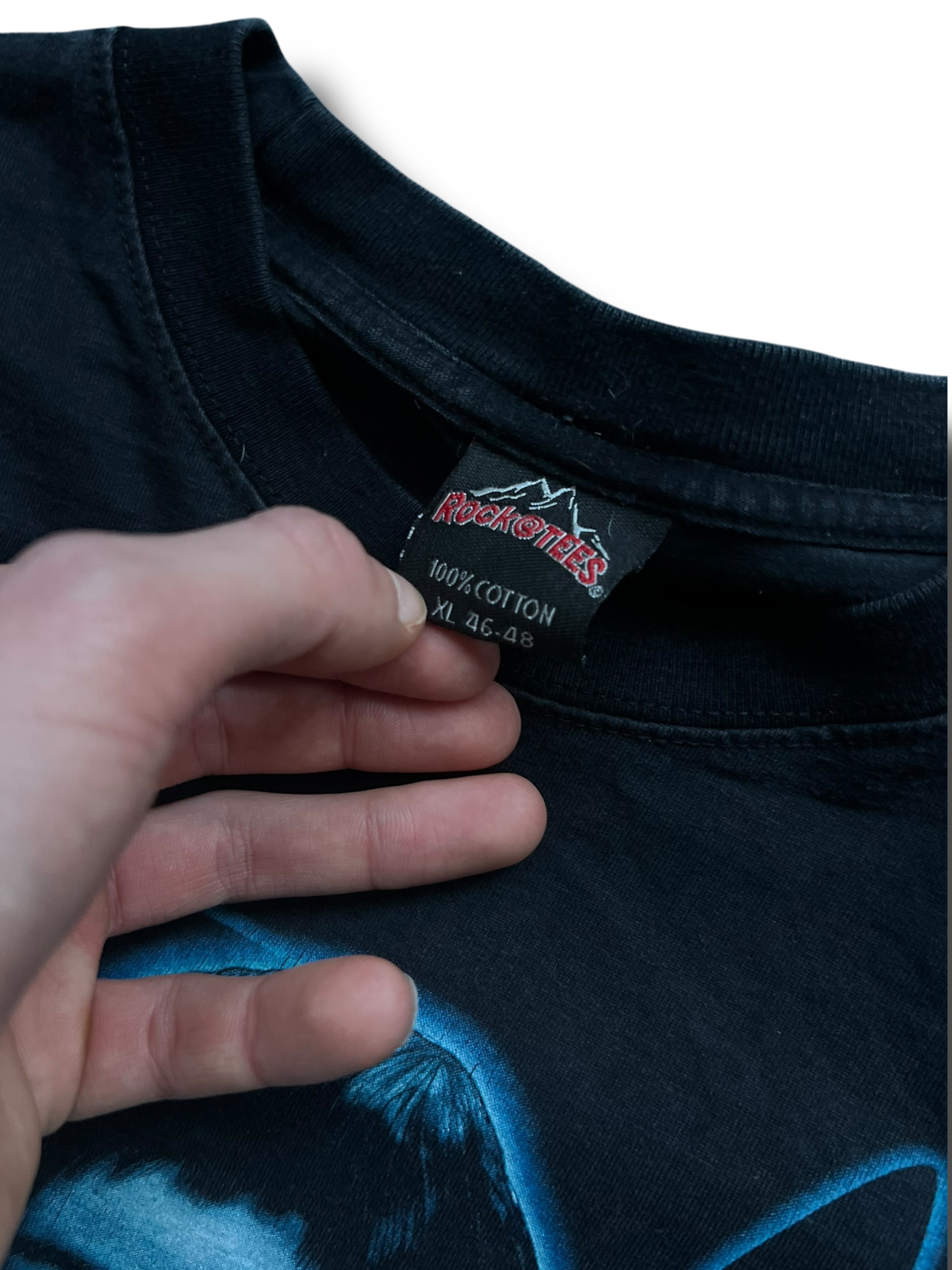 Vintage 90s double sided Bruce Lee graphic triko