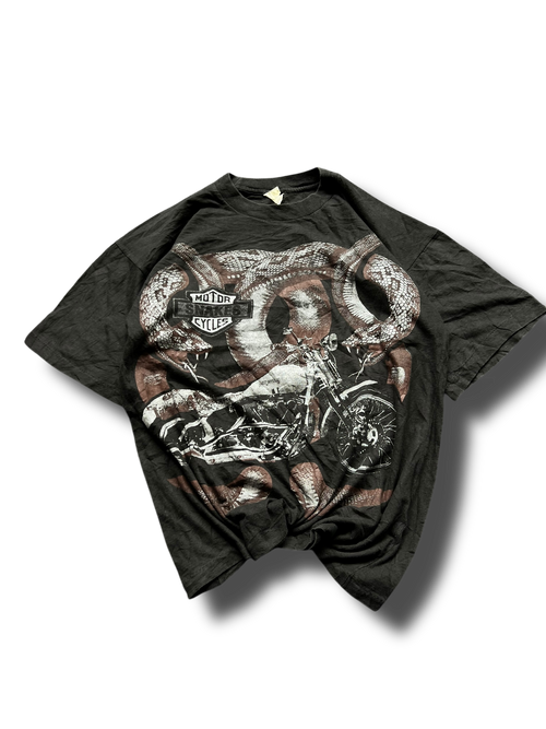 1990s graphic Harley Davidson style triko