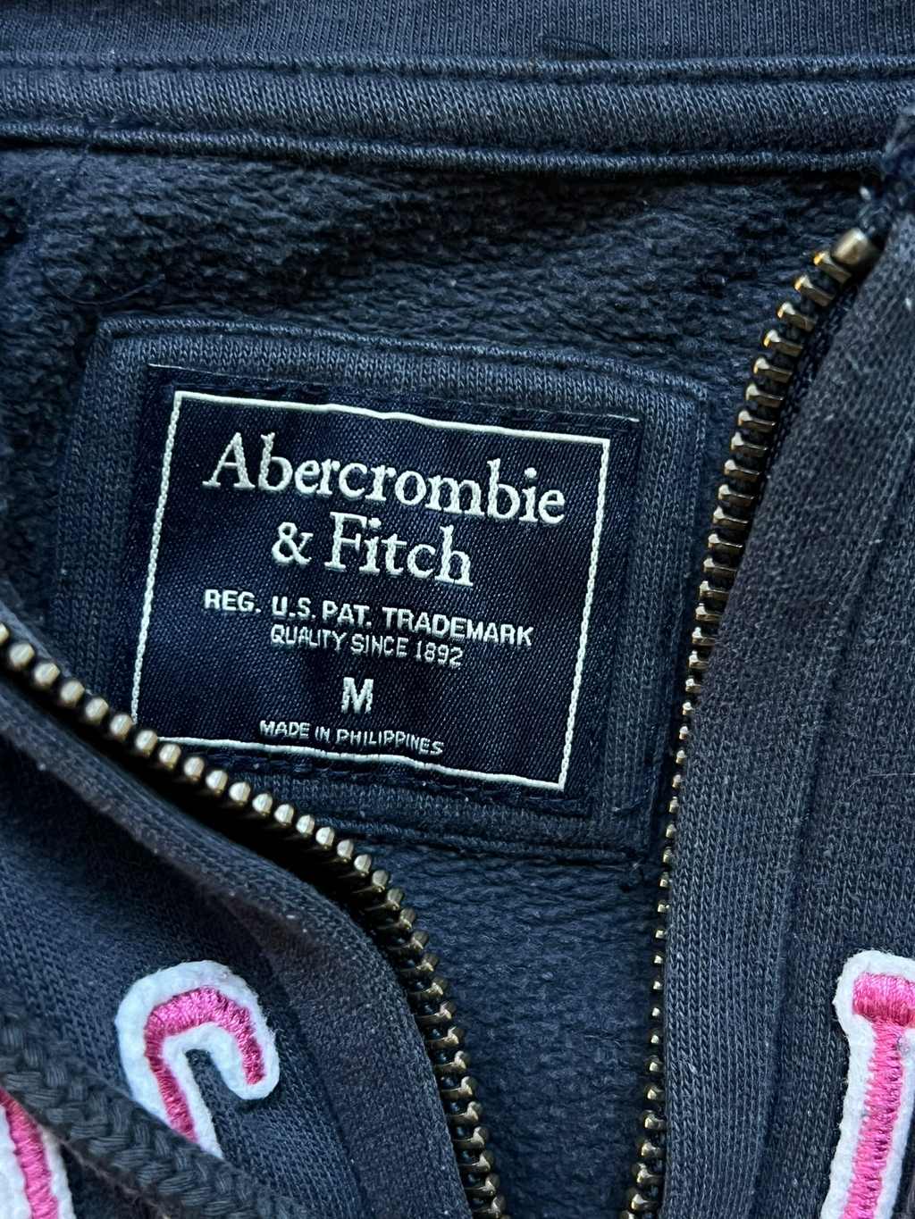 Vintage Japan style Abercrombie and Fitch zipp mikina