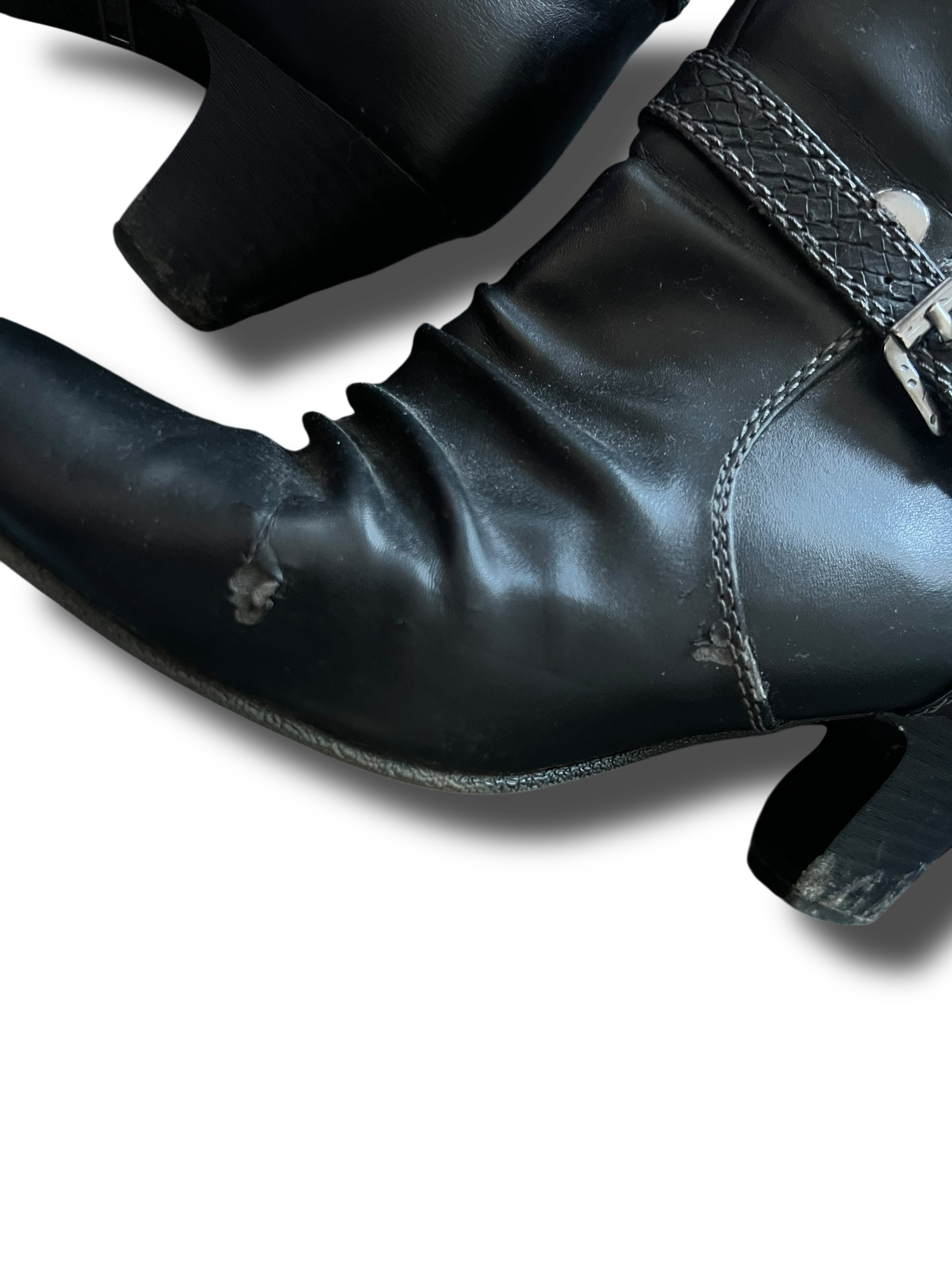 Vintage leather Oliver kozačky