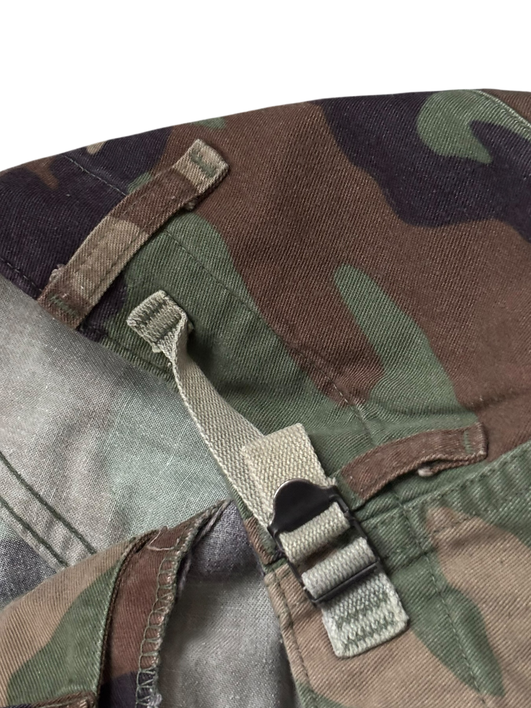 Y2K baggy camo maskáčové kalhoty