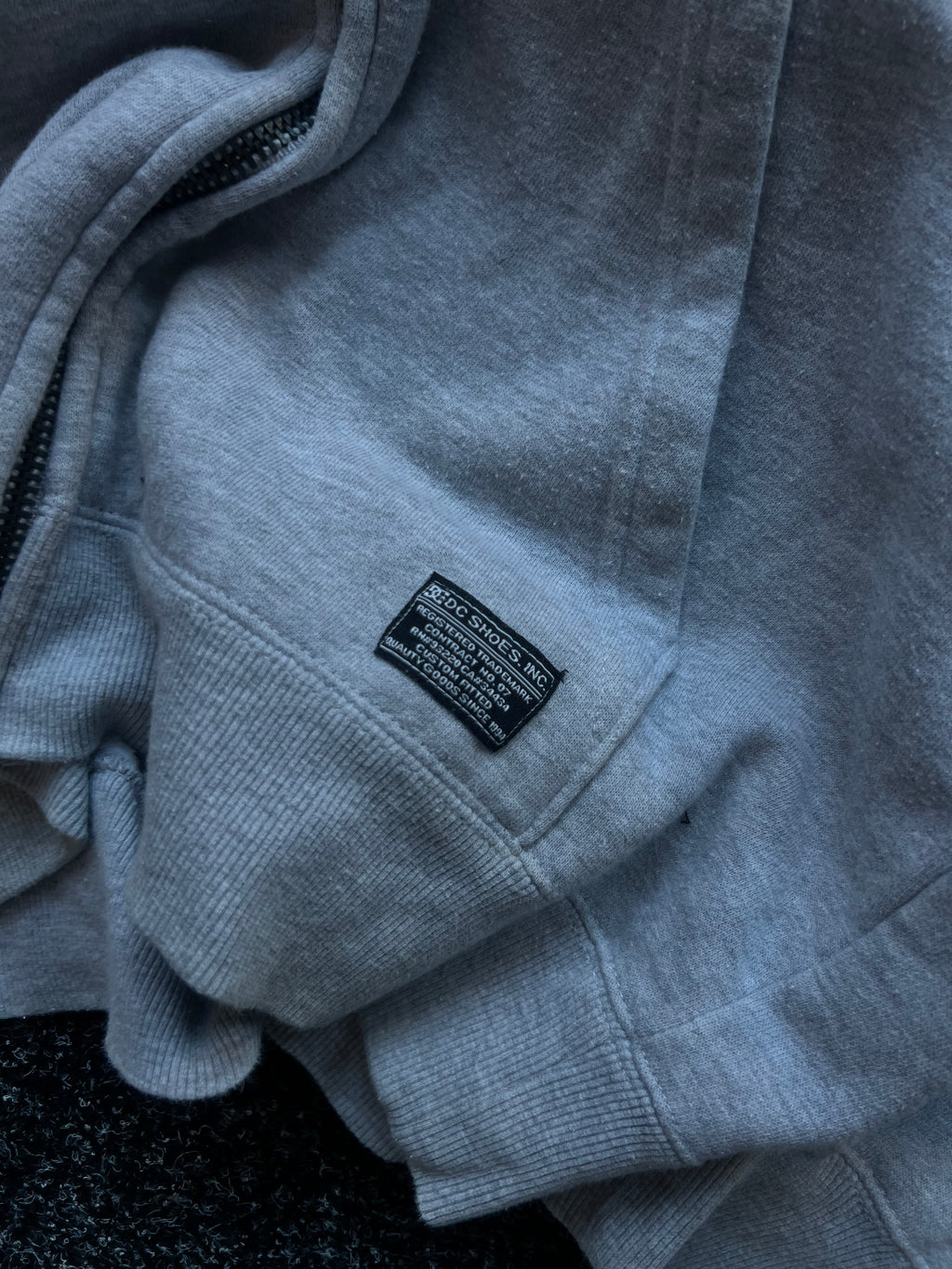 Vintage heavy cotton DC shoes mikina