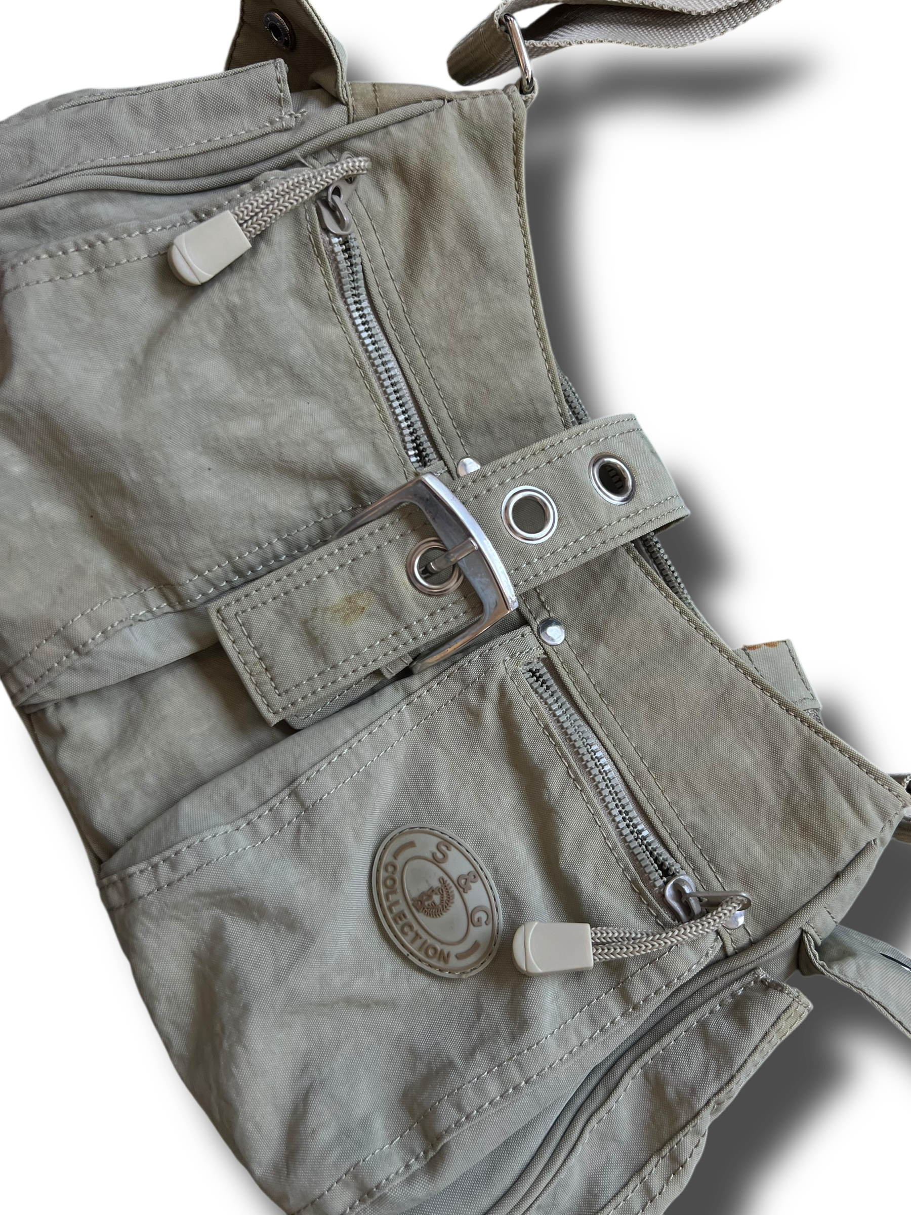 Vintage Y2k béžová kabelka